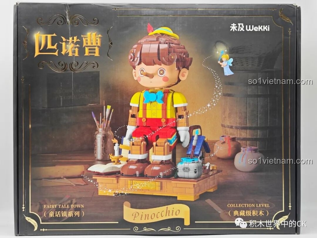 Review Wekki 506186 Pinocchio: Mô hình cổ tích cực xịn cho bé 8+