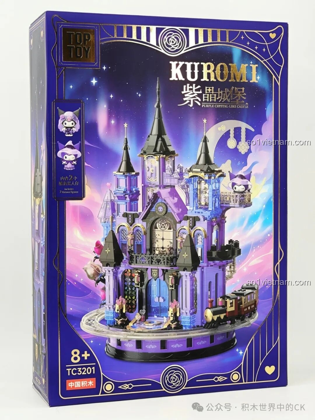 Review Lâu đài Pha lê Tím của Kuromi: Quà cho bé gái 8+