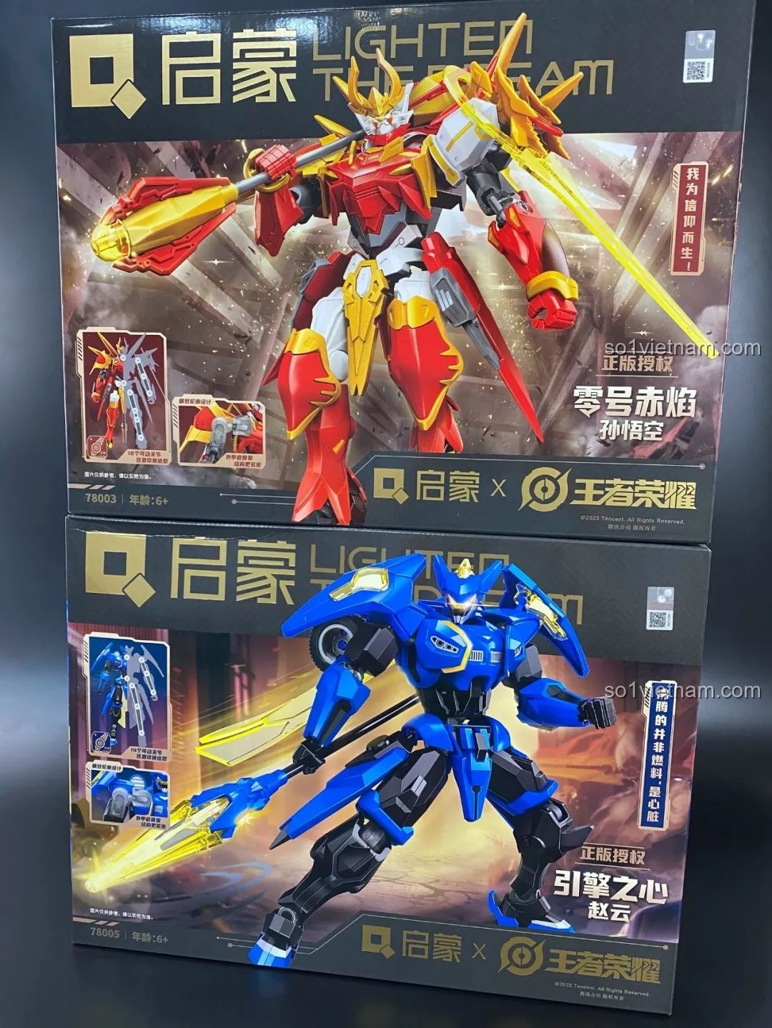 Review Combo Mecha Vương Giả Vinh Diệu: Tôn Ngộ Không & Triệu Vân