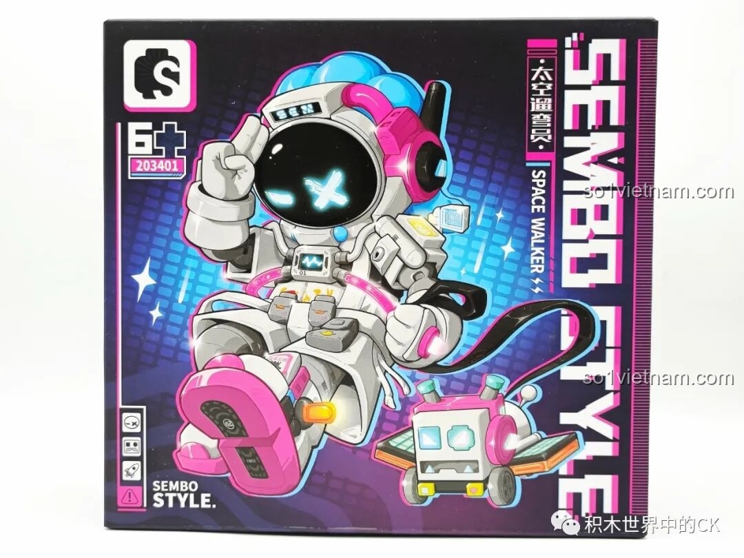 Review Sembo 203401 Phi Hành Gia và Chó Robot Cực Ngầu!