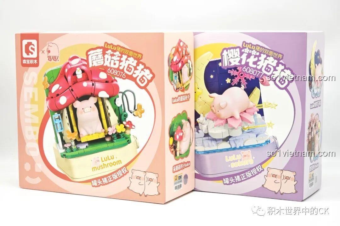 Review Đồ Chơi Heo LuLu Sembo 608077 & 608076 Cực Đáng Yêu