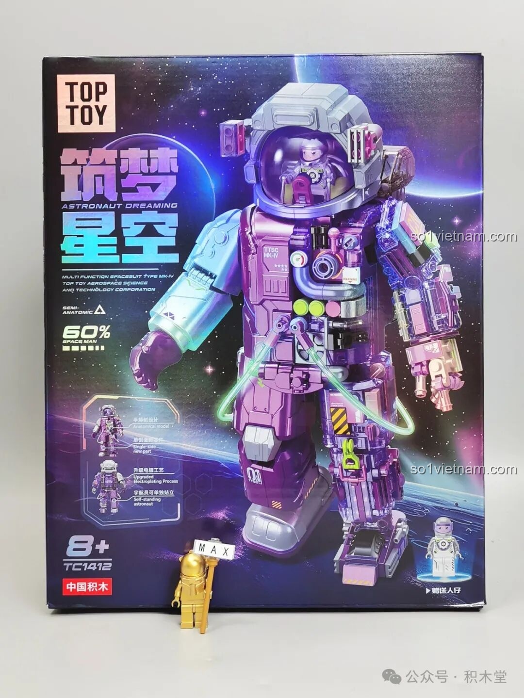 Cảm nhận TOP TOY 1412: Bộ giáp không gian cực ngầu cho bé