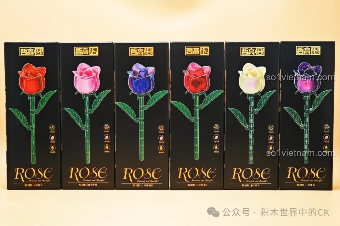 Review Bộ Lắp Ghép Hoa Hồng ZHEGAO 957005: Vẻ Đẹp Vĩnh Cửu