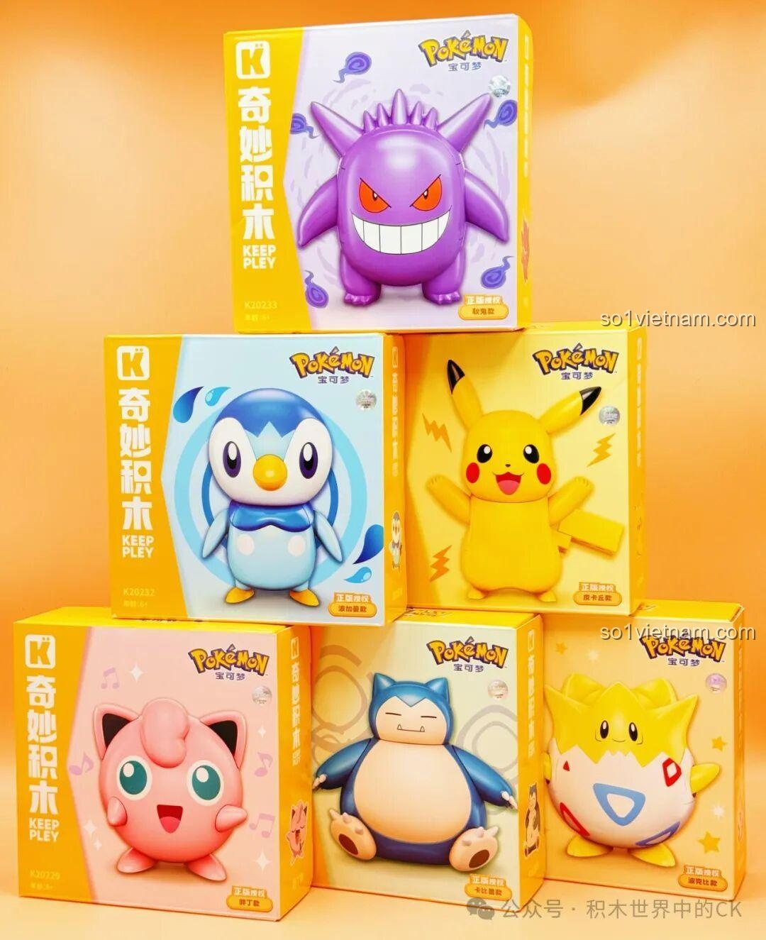 Review bộ lắp ráp Pikachu Keeppley: Đồ chơi Pokemon xịn xò cho bé