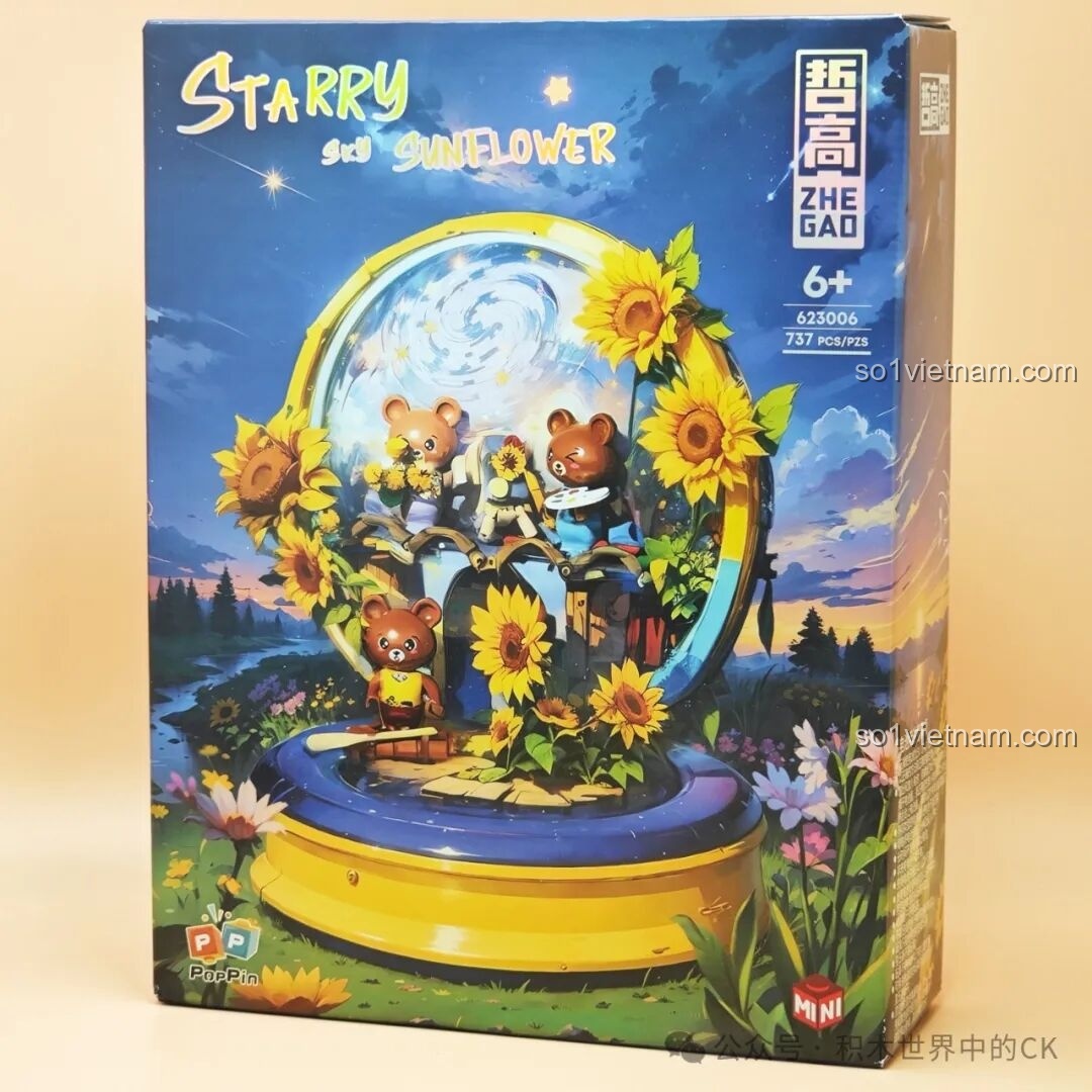Review Hộp Nhạc "Sao Trời Hướng Dương" Zhegao 623006: Lắp Ráp Mê Ly