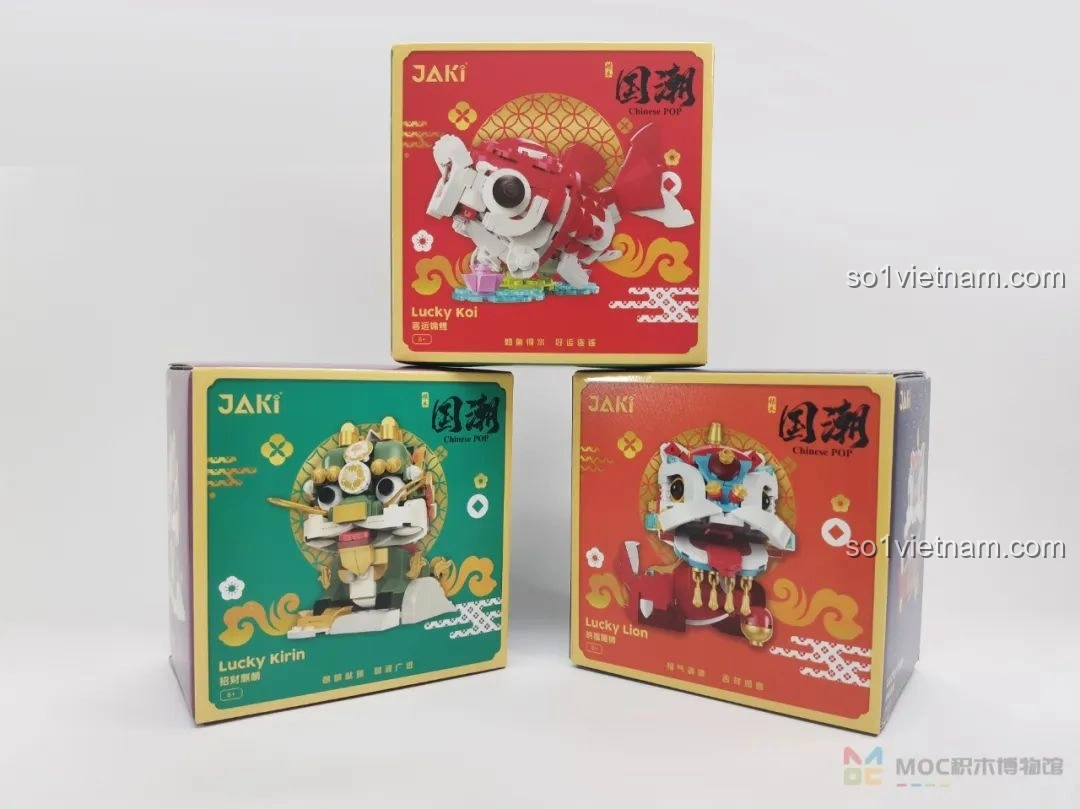Review JAKI JK20236 Thú Niên Sơn Hải Kinh: Đồ chơi Tết cực đáng yêu!