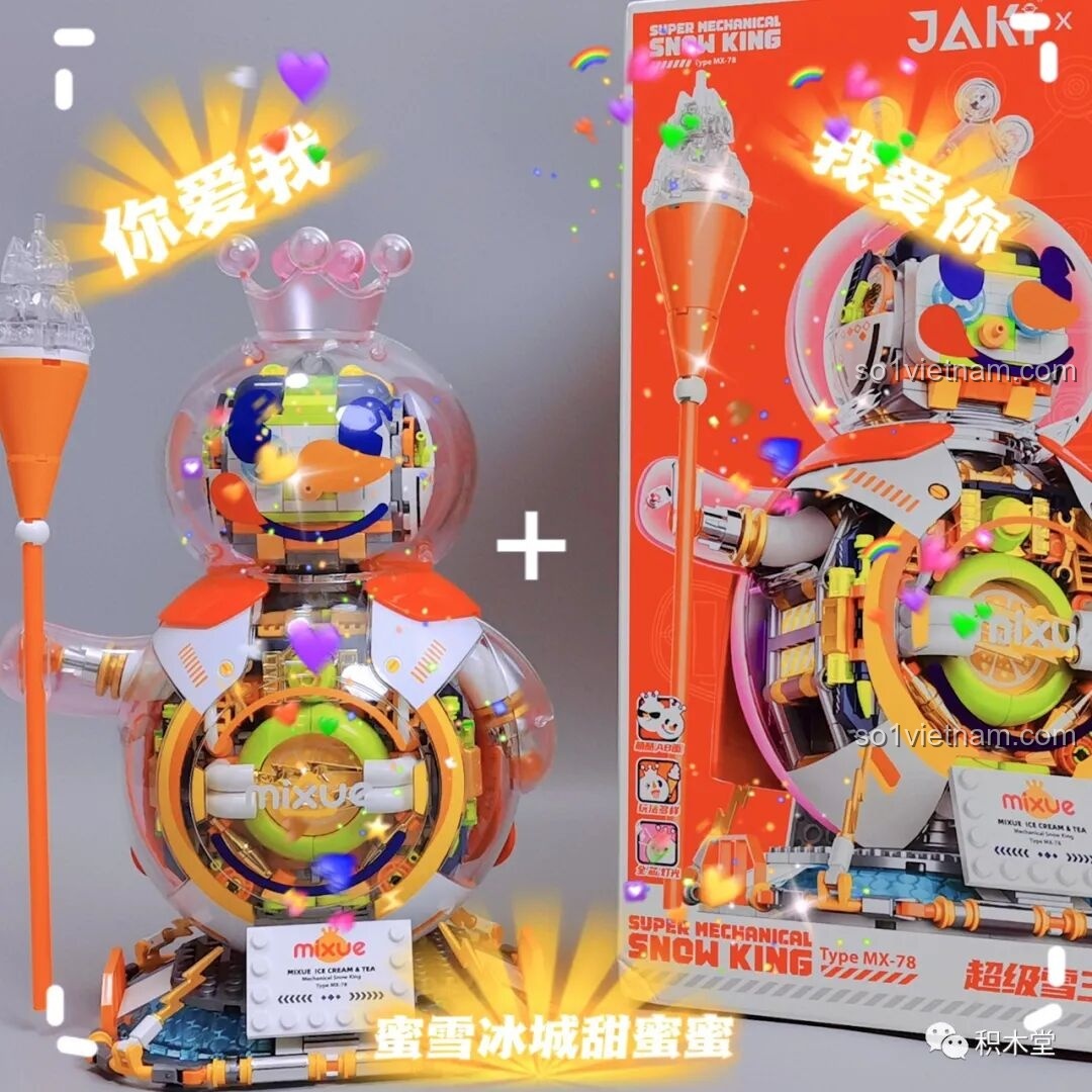 Review Siêu Tuyết Vương JAKI X Mixue - Lắp Ráp Cực Đã!