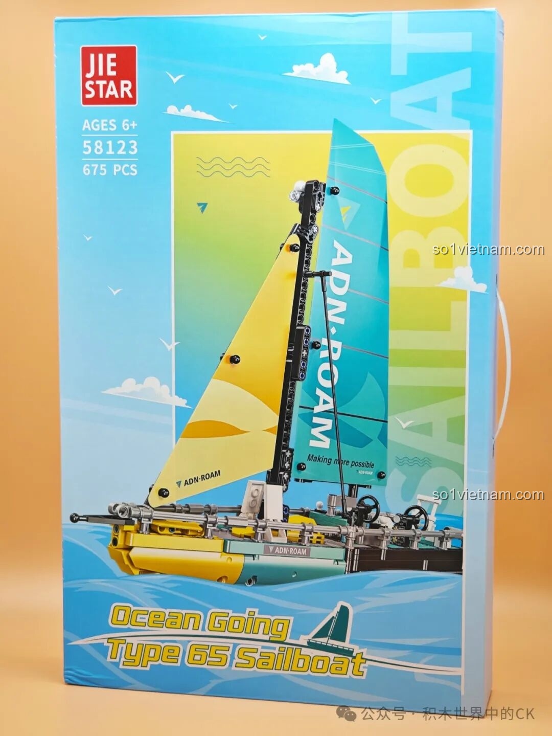 Review Thuyền Buồm JIESTAR 58123: Lắp Ráp Mê Ly, Trưng Bày Đỉnh Cao