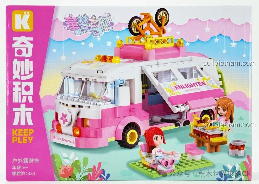 Review Xe Cắm Trại Keeppley 33019: Hành Trình Vui Vẻ Cho Bé