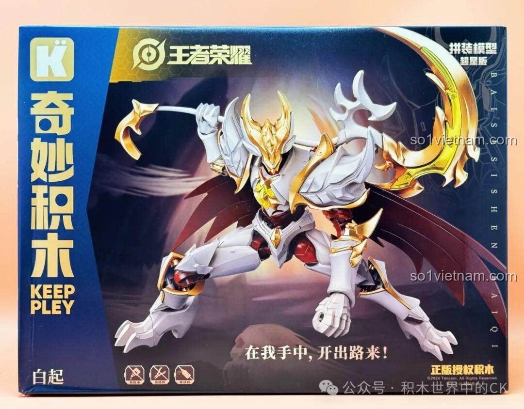 Review Keeppley 78014 Bạch Khởi: Mô hình chiến binh cực chất