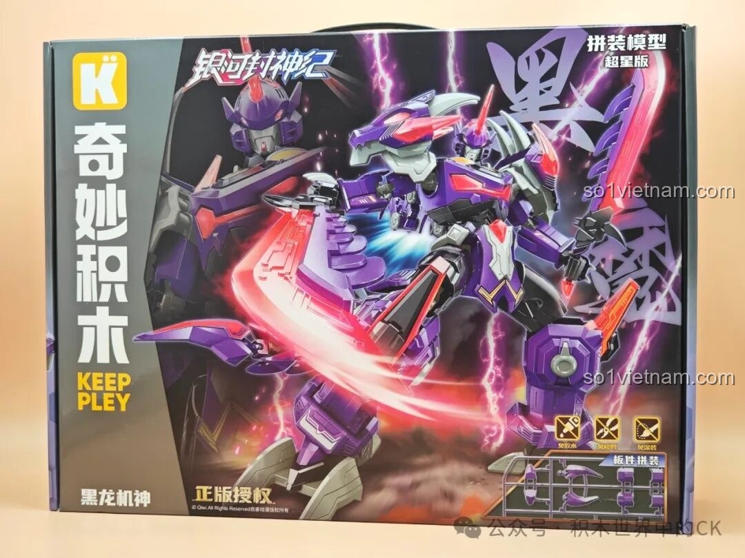 Review Keeppley 81011 Hắc Long Cơ Thần: Lắp ráp robot đỉnh cao!