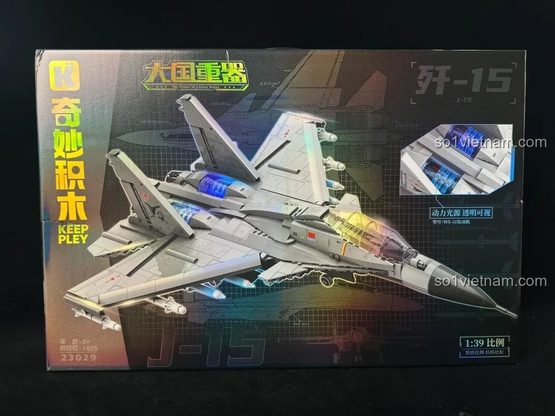 Review Keeppley J-15: Lắp ráp máy bay chiến đấu cực đỉnh!