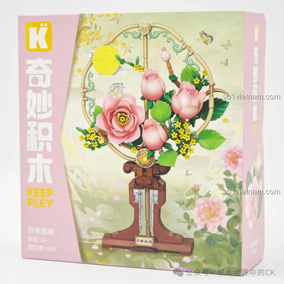 Review Bộ Lắp Ráp Quạt Tròn Nguyệt Quý: Đẹp Mê Ly, Lắp Dễ Dàng