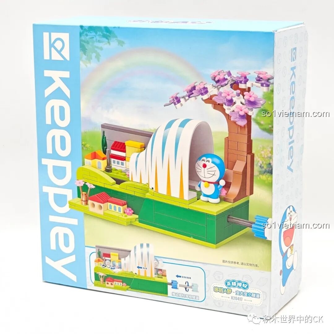 Review Keeppley K20417: Đường hầm Phóng to Thu nhỏ của Doraemon