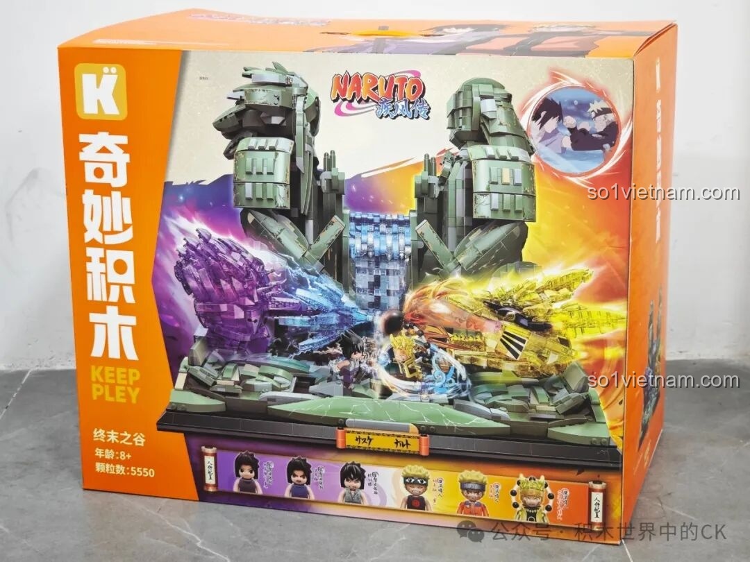 Review Keeppley K20527 Thung Lũng Cuối Cùng: Siêu phẩm Naruto 5500 mảnh!