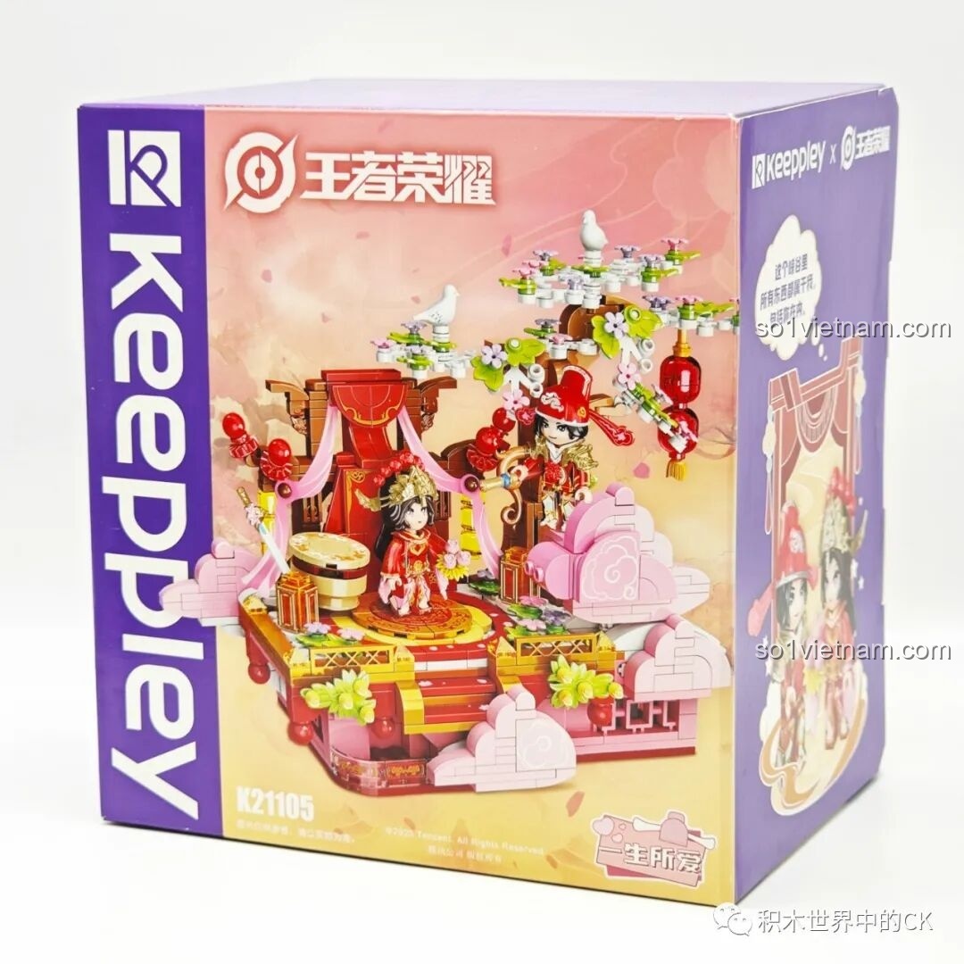 Review Keeppley K21105: Lắp Ráp Cảnh Quan "Một Đời Yêu" Vương Giả Vinh Diệu