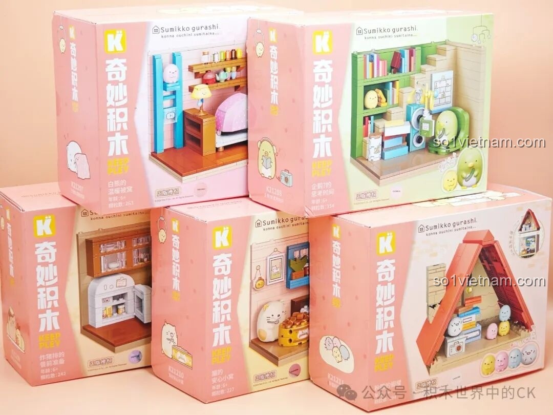 Review Keeppley K21207: Bộ lắp ráp Góc Nhỏ Của Gấu Trắng siêu cưng