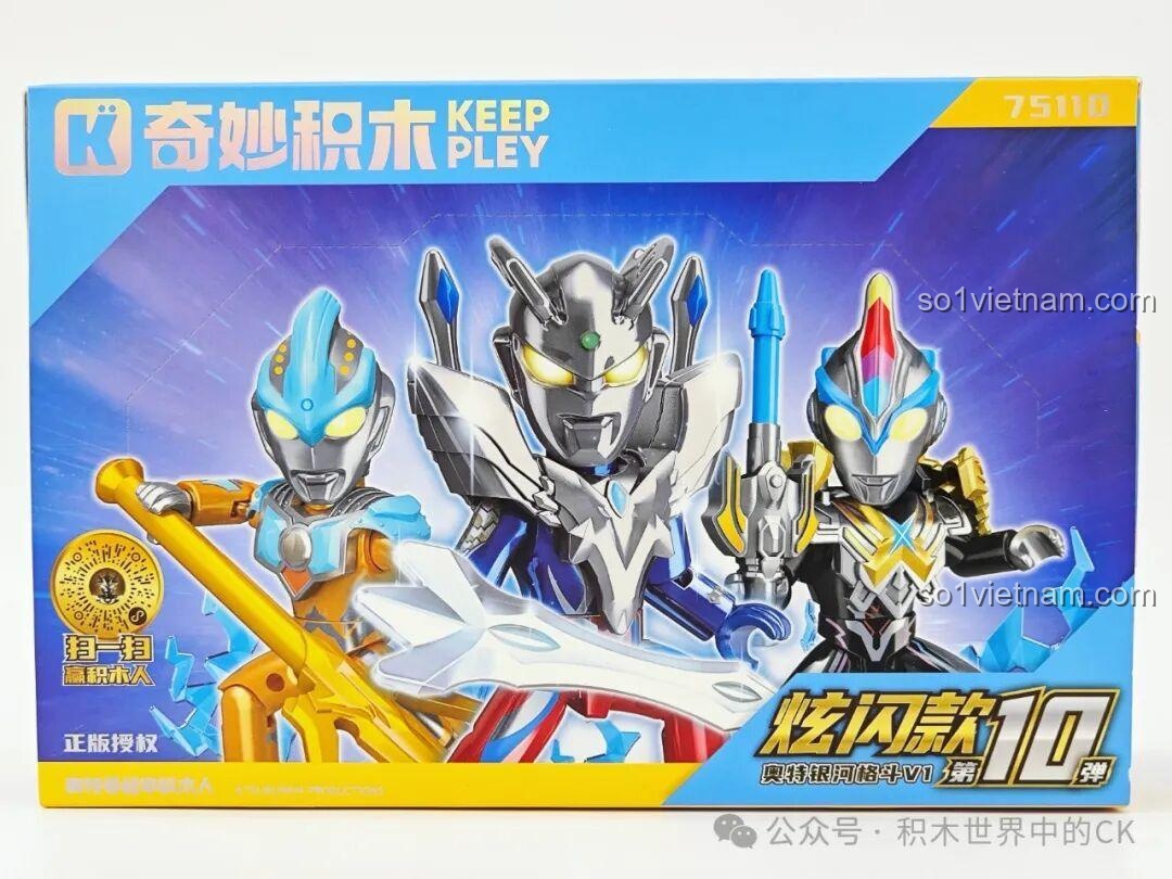 Review Keeppley Ultraman 75110: Dàn chiến binh lấp lánh, lắp ráp cực đã!