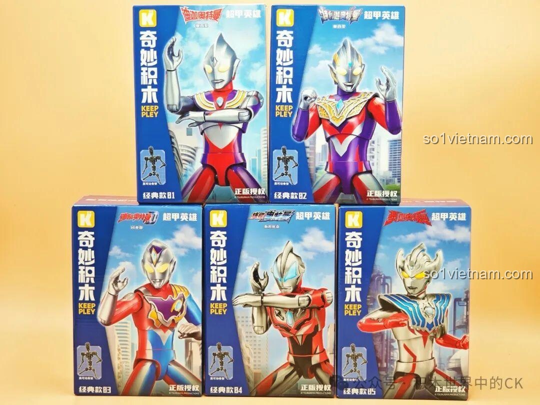 Review Keeppley Ultraman Z Nguyên Thủy: Chất lượng xịn, giá chỉ 39k!