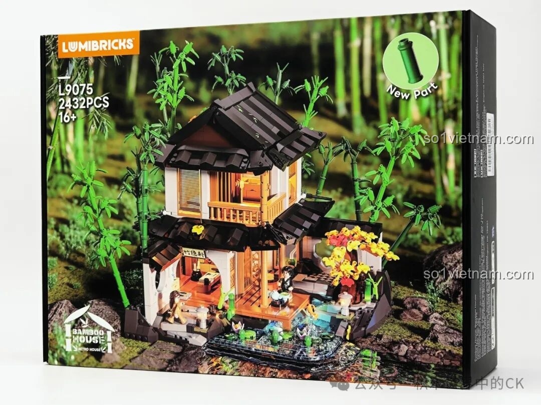 Review Lumibricks L9075 Nhà Trọ Rừng Trúc: Chill Cùng Đèn!