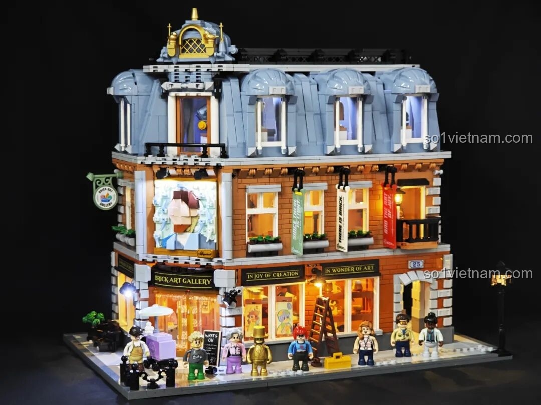 Review Lumibricks L9085: Phòng Trưng Bày Nghệ Thuật Đỉnh Cao