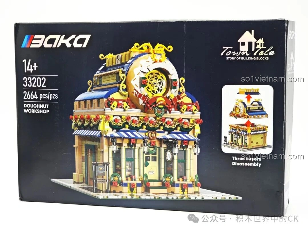 Review BAKA 33202 Xưởng Bánh Donut: Ngôi nhà ngọt ngào cho bé!