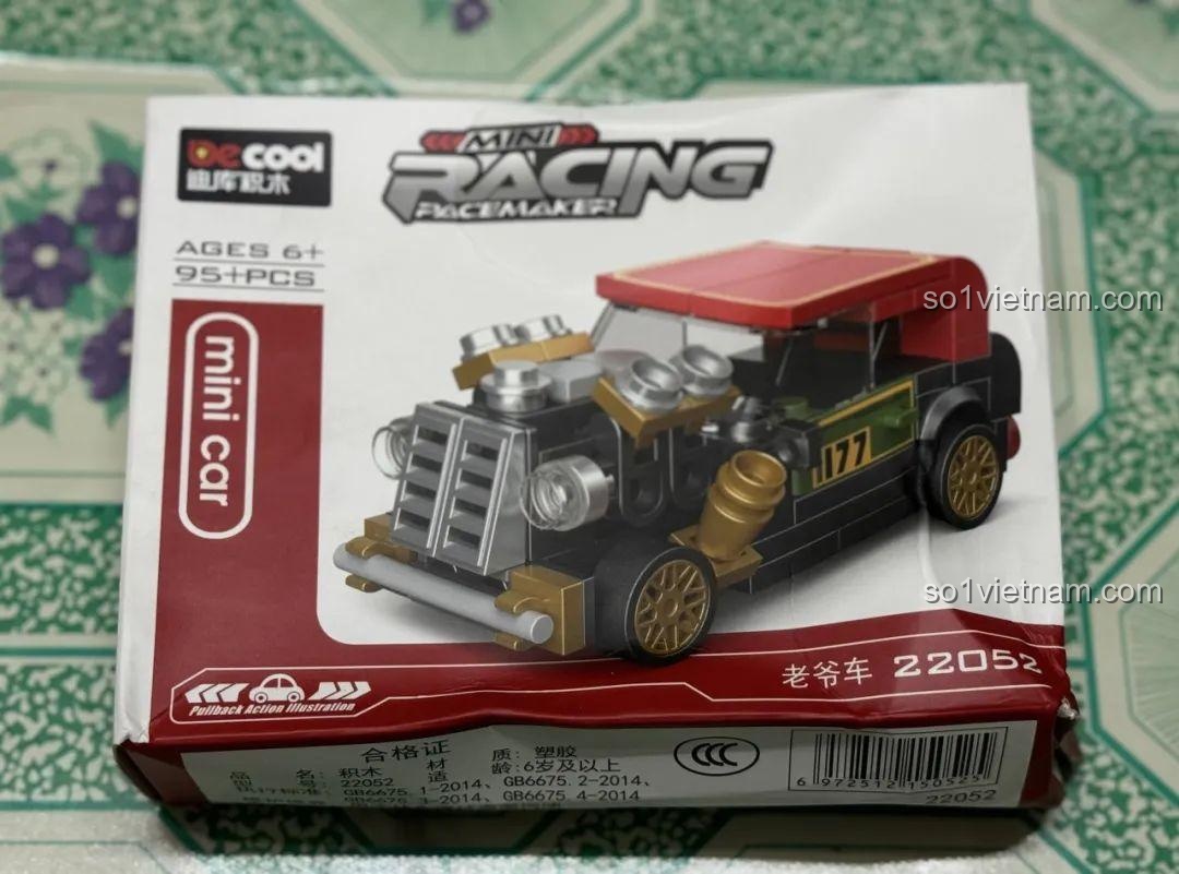 Nhận xét DECOOL 22052 Xe Hồi Lực Mini: Đồ chơi lắp ráp cực chất cho bé!