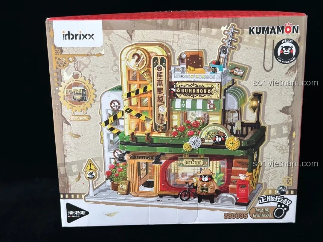 Review inbrixx 880035 Văn phòng Thám tử Kumamon: Lắp mê luôn!