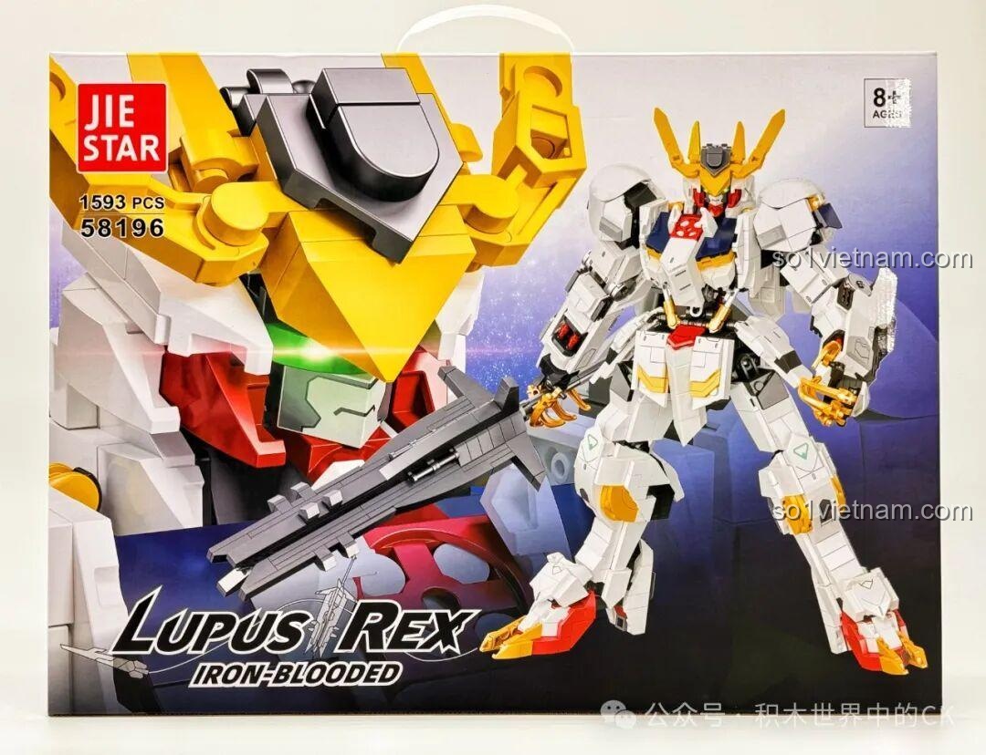 Review JIESTAR 58196 Mô hình Gundam Barbatos Lupus Rex: Sức mạnh vô song, chi tiết đỉnh cao!