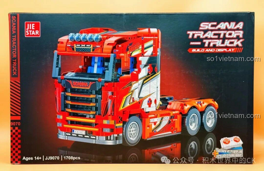 Review Jie Star JJ9070 Xe Đầu Kéo Scania: Siêu phẩm kỹ thuật cho con trai 14+ 🚚