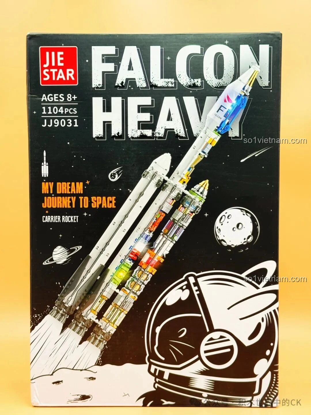 Review JIESTAR JJ9031: Tên lửa Falcon Heavy có đèn LED siêu ngầu!