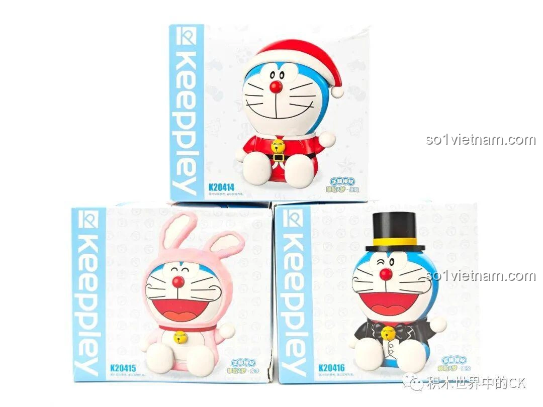 Review Keeppley K20415 Doraemon Thỏ Hồng: Dễ thương, lắp mê, quà tặng bé gái 6 tuổi