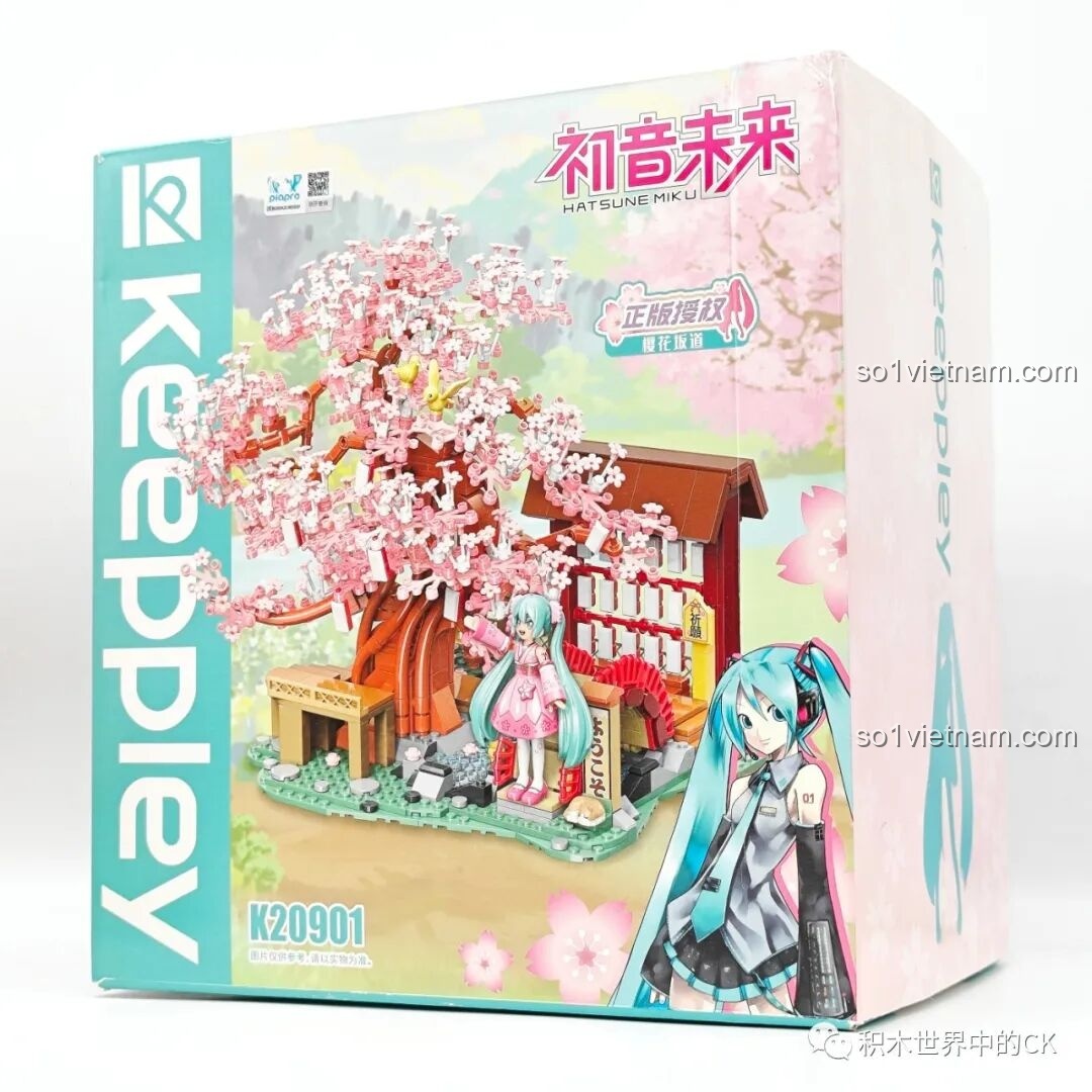 Đánh giá Keeppley K20901 Hatsune Miku: Con Đường Hoa Anh Đào - Món quà mơ ước!