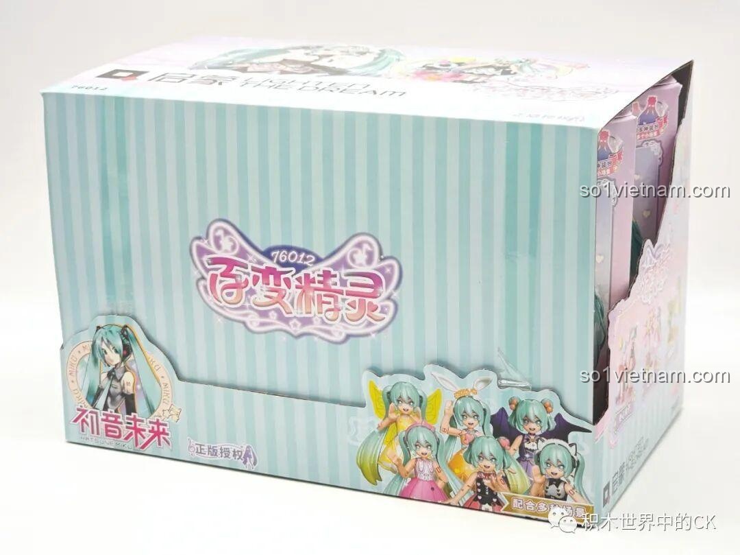 Review Qman 76012: Mê mẩn với bộ lắp ráp Hatsune Miku Bách Biến Tinh Linh