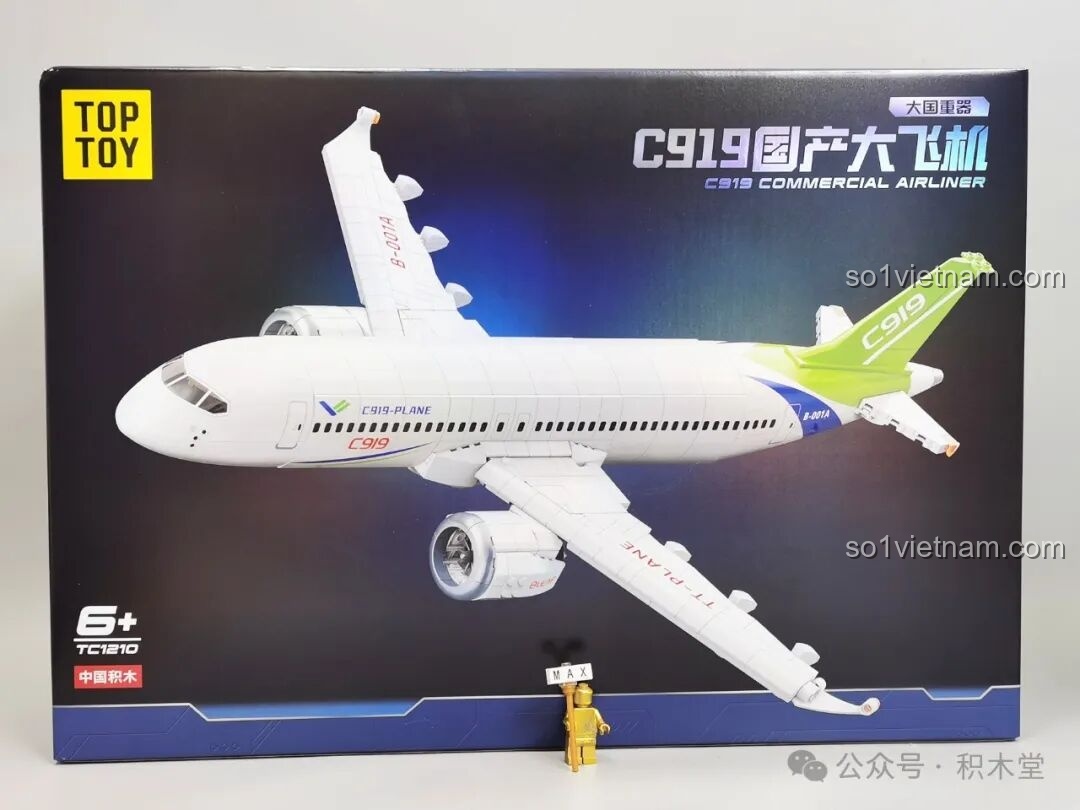 Review TOP TOY TC1210 C919: Mô hình máy bay dân dụng cực chất cho bé!