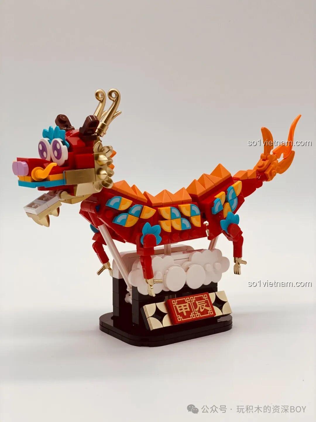Review Gobricks G2401 Rồng Béo Trên Trời: Lắp ráp linh vật 2024 cực chất!