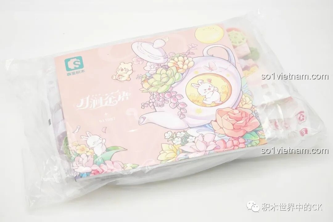 Review SEMBO 611087: Bộ Lắp Ghép Trà Cụ Hoa Thơm Mê Mẩn