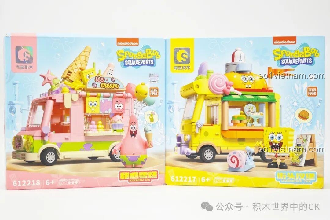 Review SEMBO 612218 Xe Kem Patrick Star: Đồ chơi siêu cute cho bé gái!