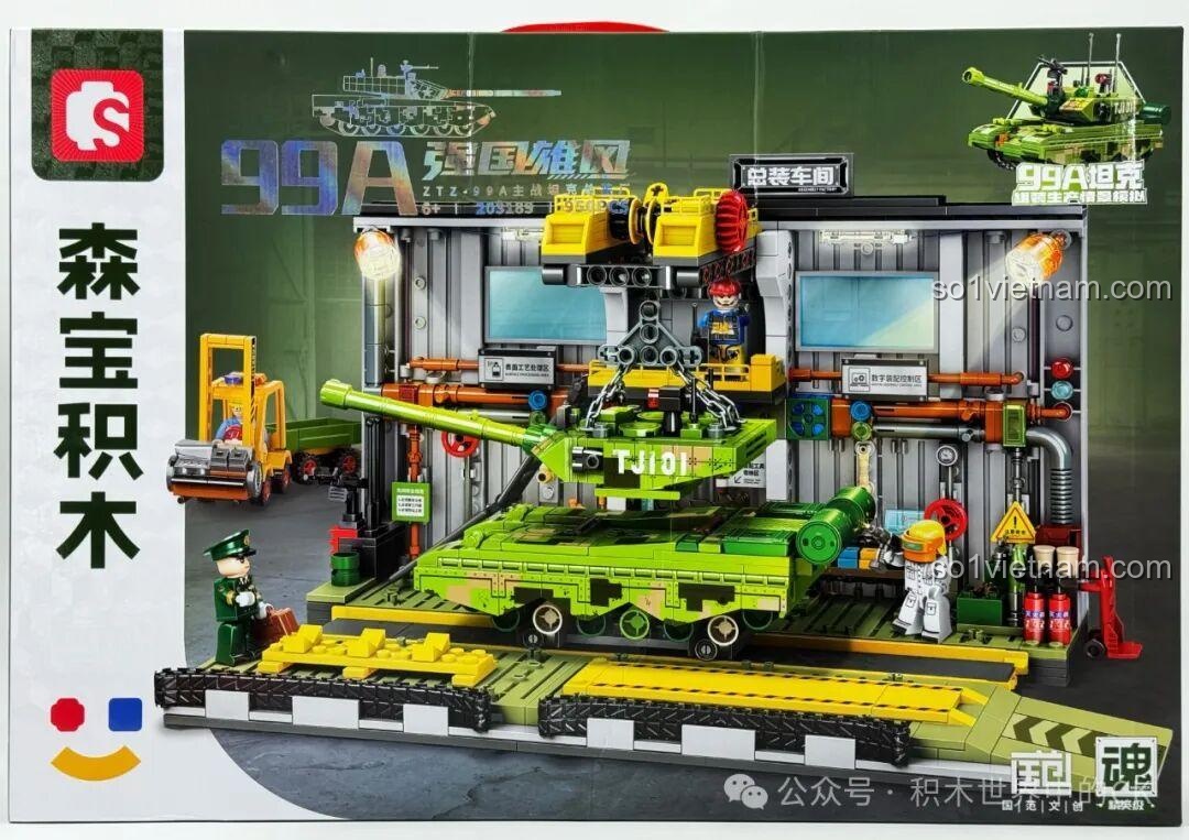 Review Xưởng Lắp Ráp Xe Tăng ZTZ-99A Sembo Block: Đồ Chơi Cực Chất Cho Bé Trai!