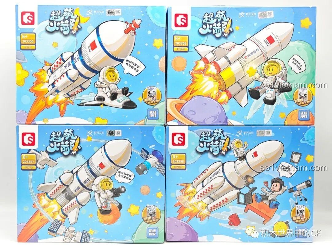 Review SEMBO Đội Tên Lửa Siêu Dễ Thương: Khám phá vũ trụ cùng bé!