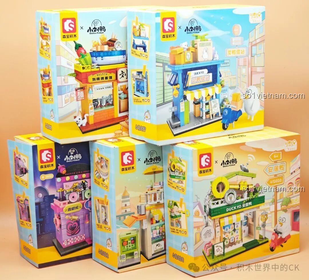 Review Bộ Lắp Ghép Sembo Ducky Friends: Cả Con Phố Vịt Lưu Nhỏ Cực Xịn!