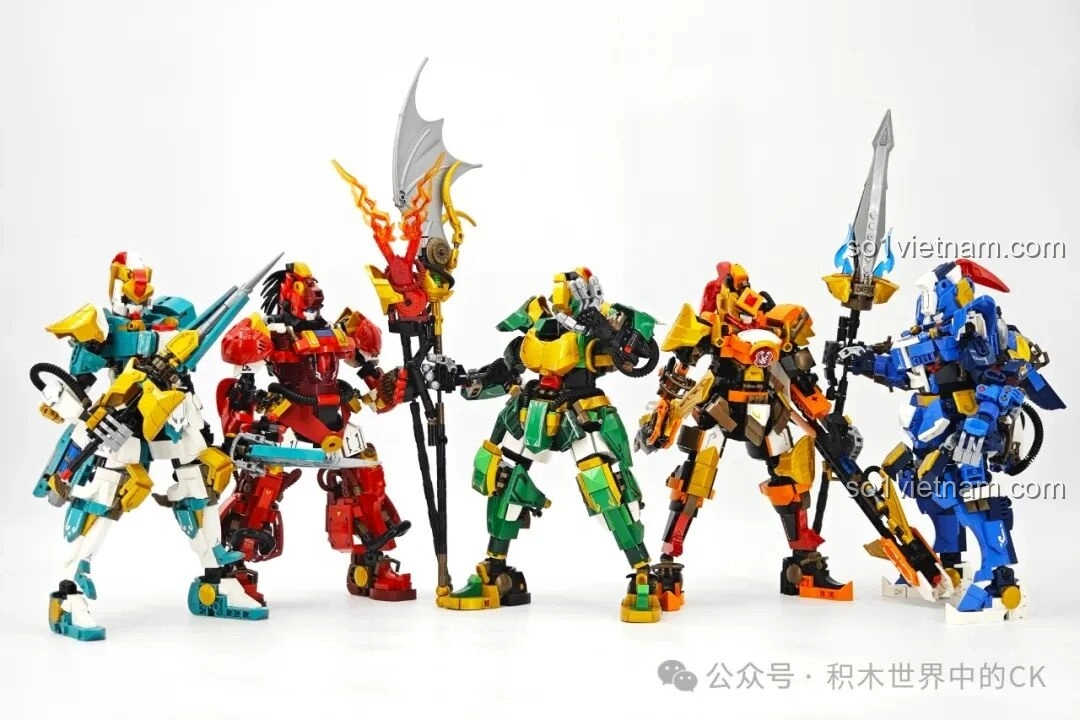 Review SEMBO 103396 Hoàng Trung: Mecha Ngũ Hổ Tướng Cực Chất Cho Bé!