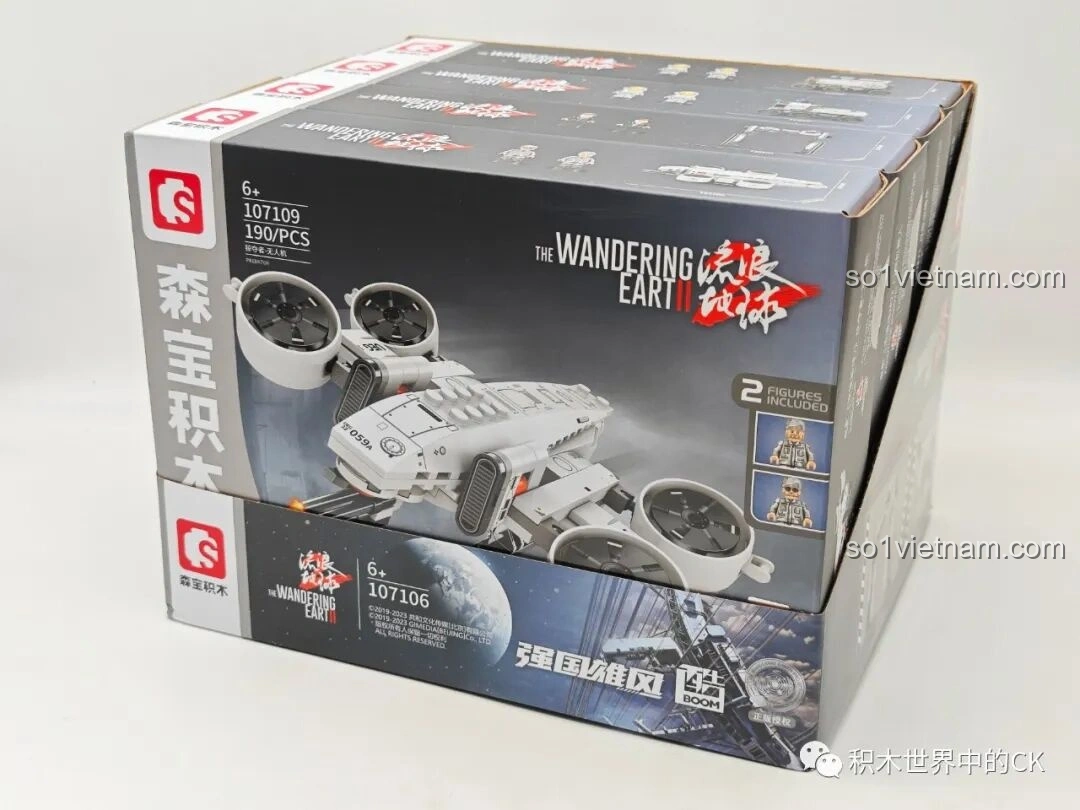 Review SEMBO Lưu Lạc Địa Cầu 2: Bộ 4 Mô Hình Không Gian Cực Chất cho Bé!