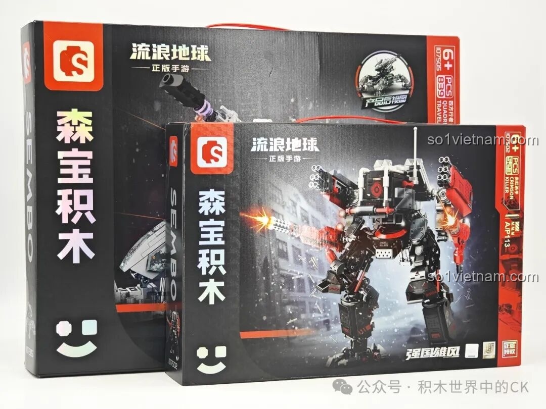 Review SEMBO "Xích Hồng Sát Thủ" - Robot Khổng Lồ Từ Lưu Lạc Địa Cầu