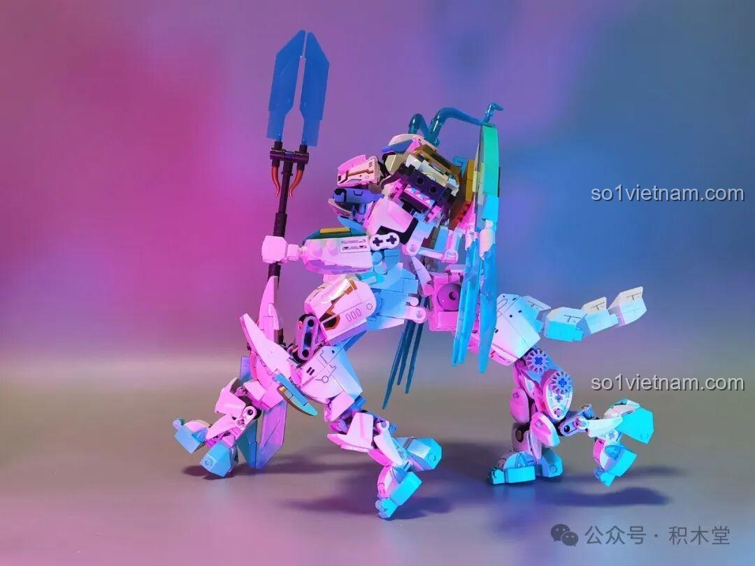 Review Sluban M38-B1059 Bạch Long Mã: Robot 4 Chân Cực Chất Cho Bé!
