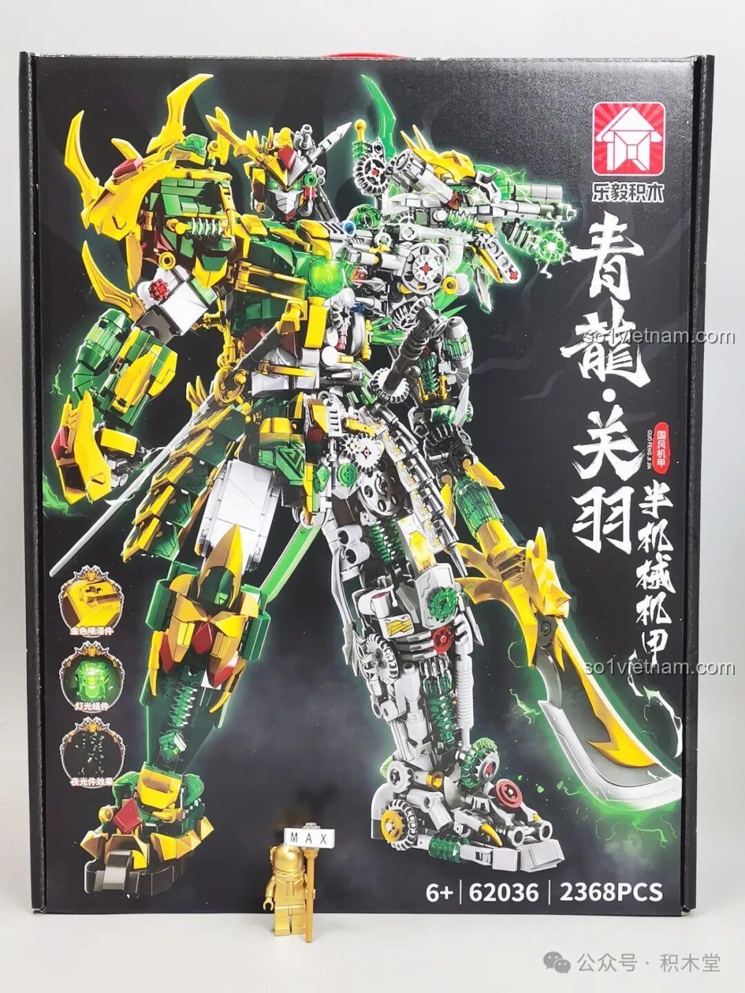 Review Lắp Ráp Thanh Long Quan Vũ Bán Cơ Khí Giáp 62036