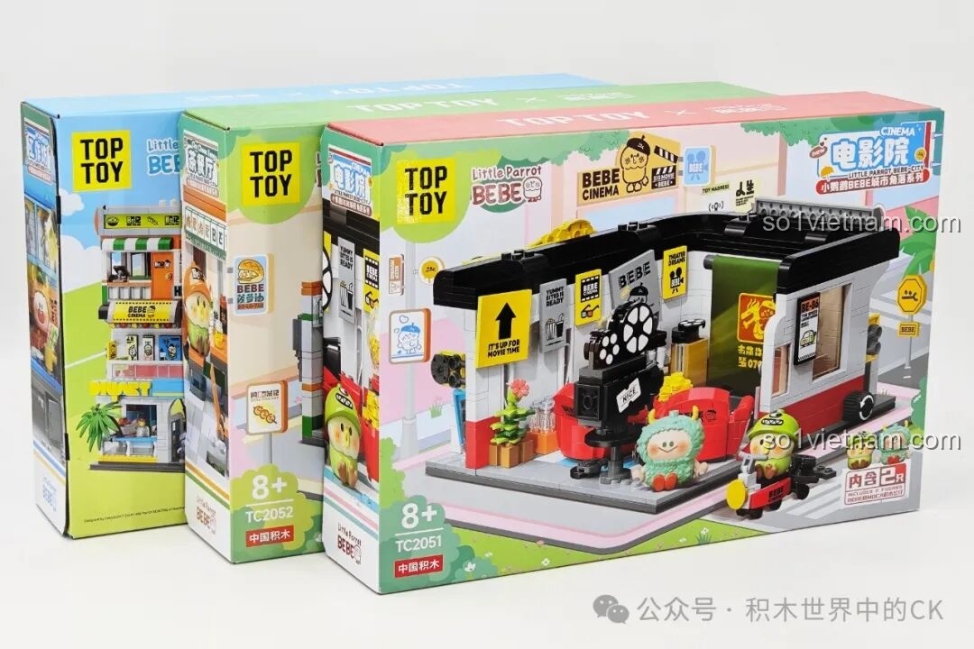 Review TOP TOY BEBE City Corner: Lắp ráp thế giới tí hon đầy chi tiết