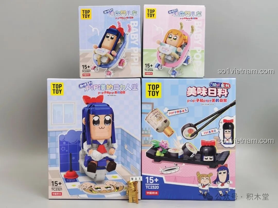 Review Bộ Lắp Ghép Pop子 và Pipi美: Đồ Chơi Độc Đáo Cho Mọi Lứa Tuổi