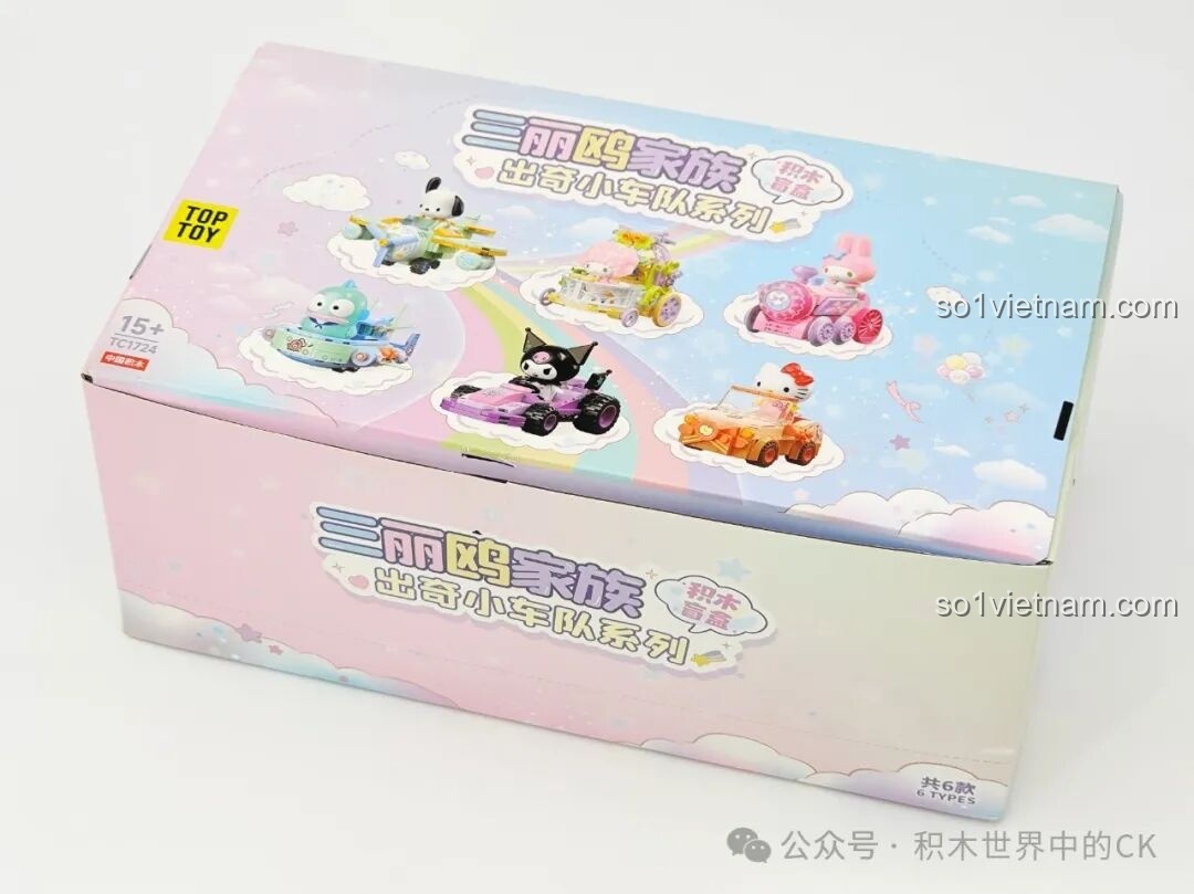Đánh giá TOP TOY TC1724 Đội Xe Kỳ Diệu Sanrio Characters - Lắp là mê!