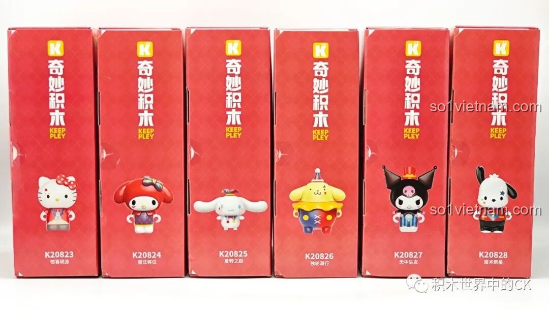 Review Keeppley Sanrio Rạp Xiếc: 6 Set Lắp Ráp Cực Yêu!